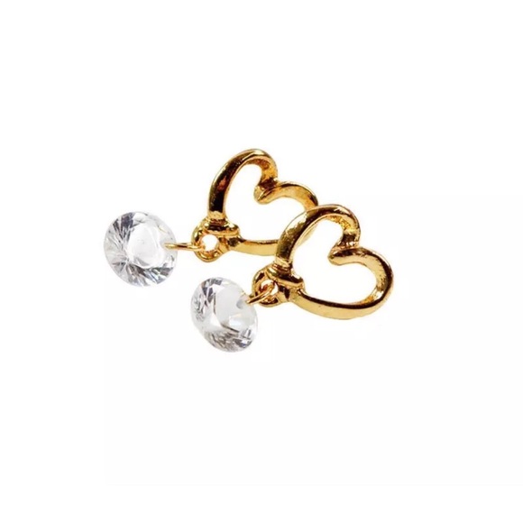 HEART SHAPED EARRINGS - Picture 2 of 3